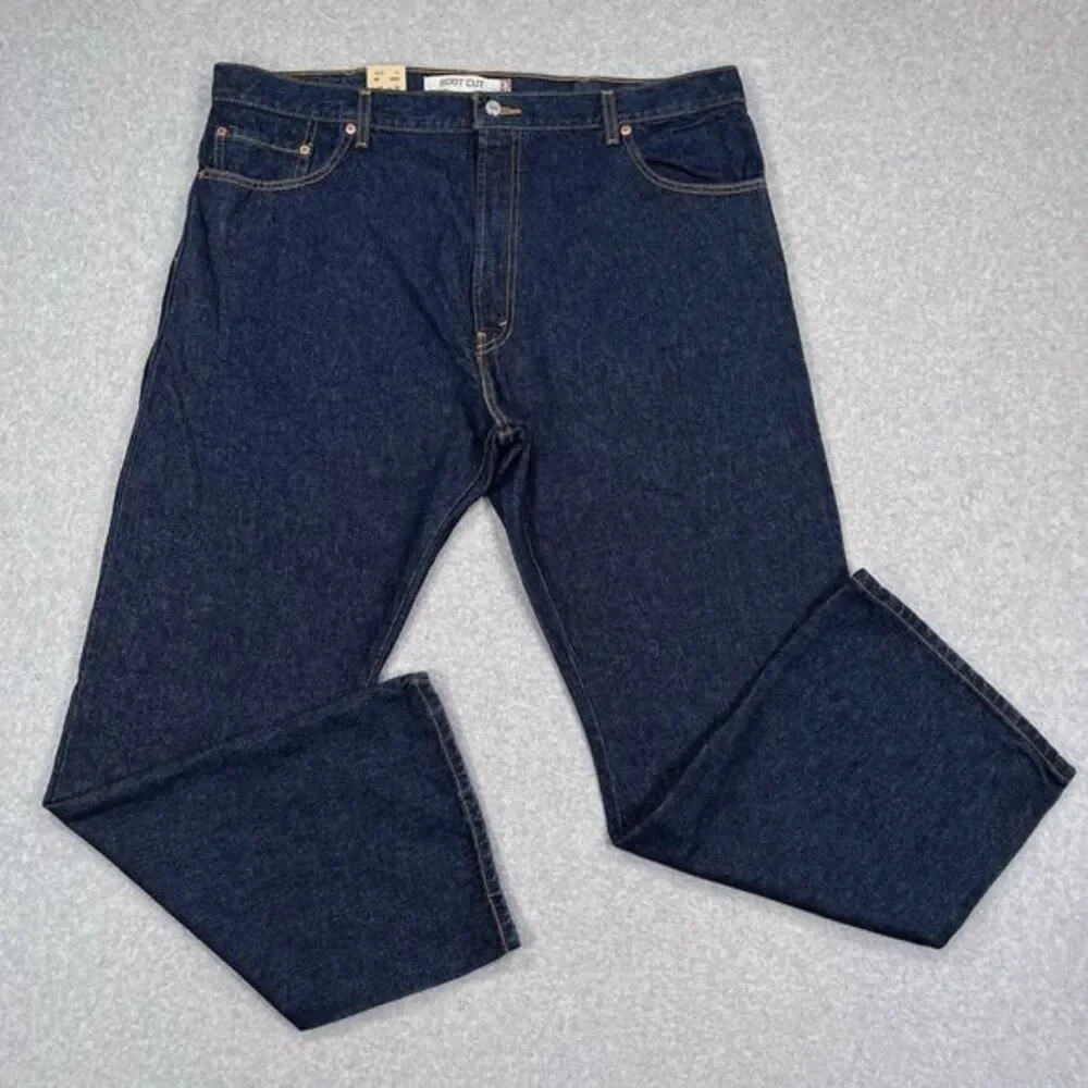 NEW Y2K Levis 517 Boot Cut Jeans Mens 42 x 30 (41x31) Dark Wash Deadstock Cowboy
